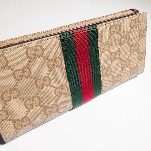 Long wallet with Web
