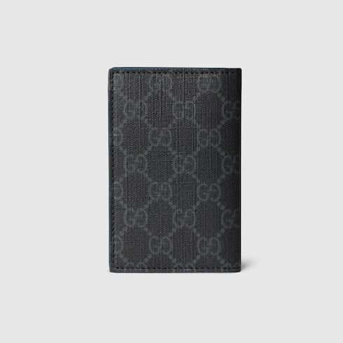 Blue interior GG long card case