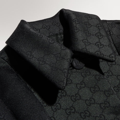 GG viscose jacquard coat