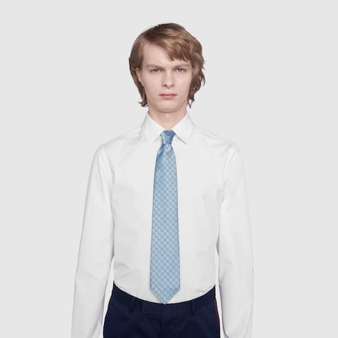 GG silk tie