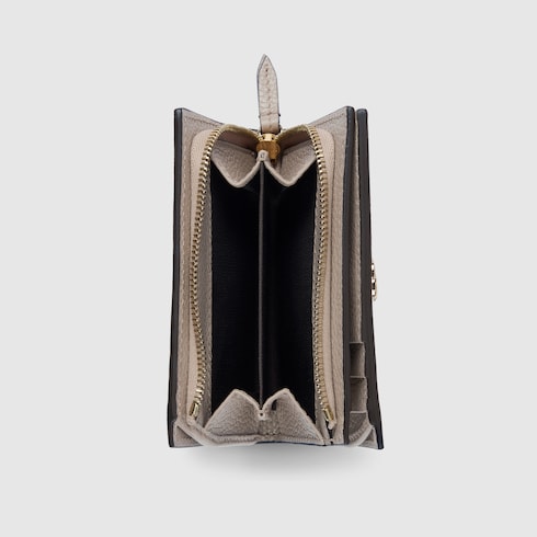 Bi-color GG Marmont small wallet