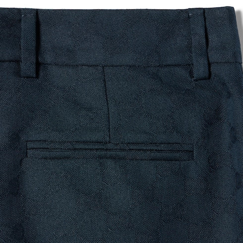 GG cotton gabardine pants