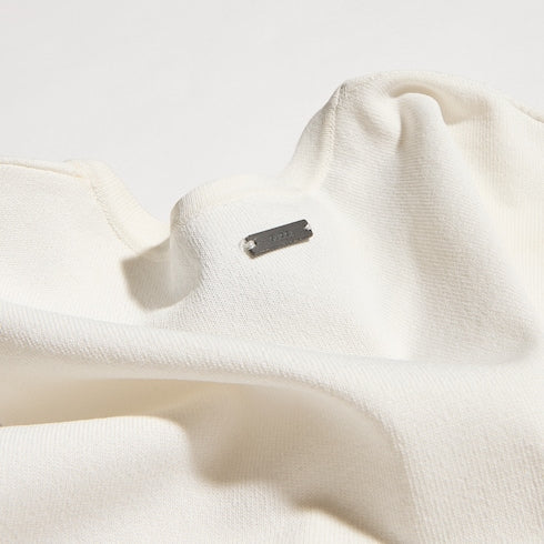 Technical knit fabric T-shirt