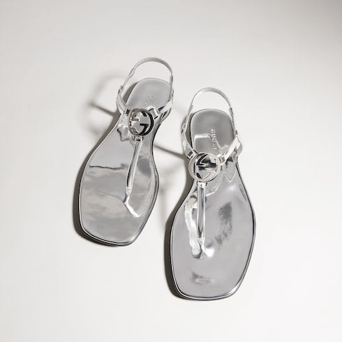 thong sandal with Interlocking G