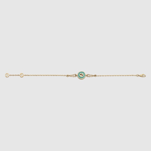 Gucci Interlocking 18k chain bracelet