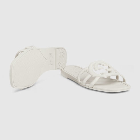 Women's Interlocking G slide sandal