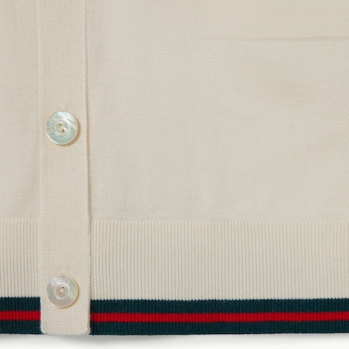 Extra fine cashmere silk cardigan