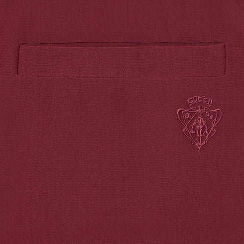 Silk crêpe de chine pants