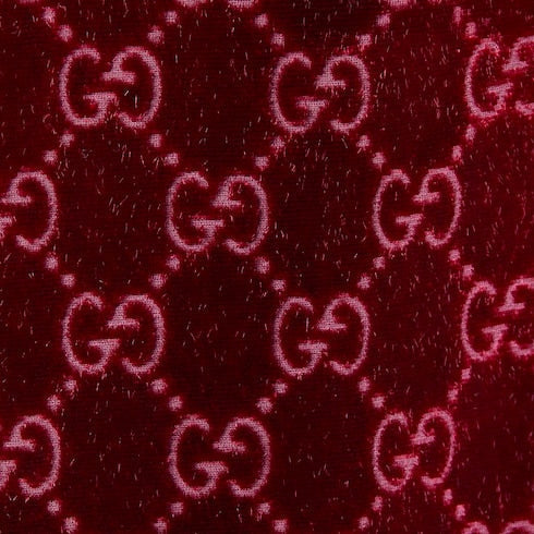GG stretch velvet devoré pants