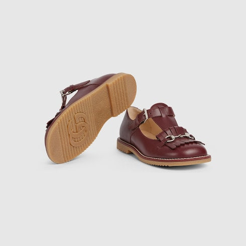 Children's moccasin with Horsebit