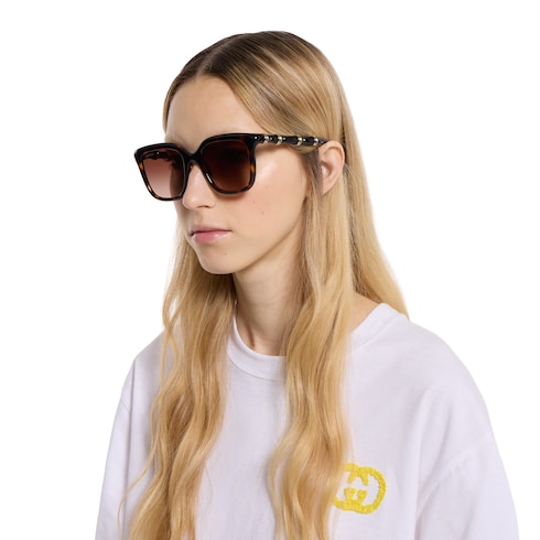 Square frame sunglasses