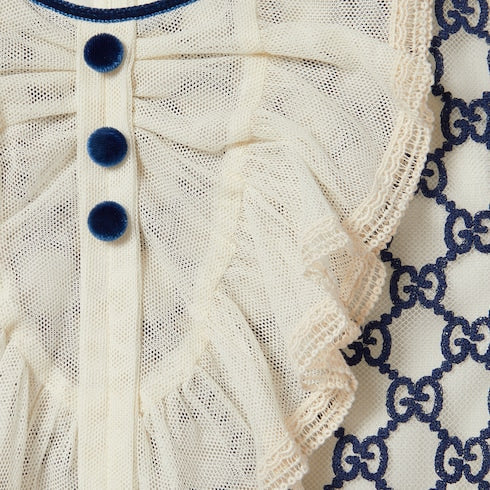 Children's GG nylon dress