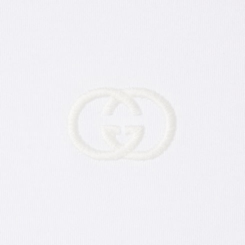 Cotton jersey T-shirt with embroidery