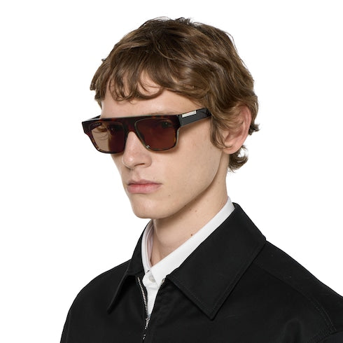 Rectangular frame sunglasses