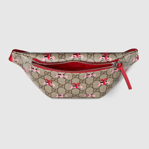 Children's printed GG belt bag