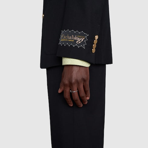 Gucci Link to Love 18k studded ring