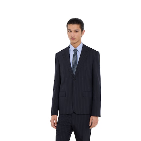 GG silk jacquard tie