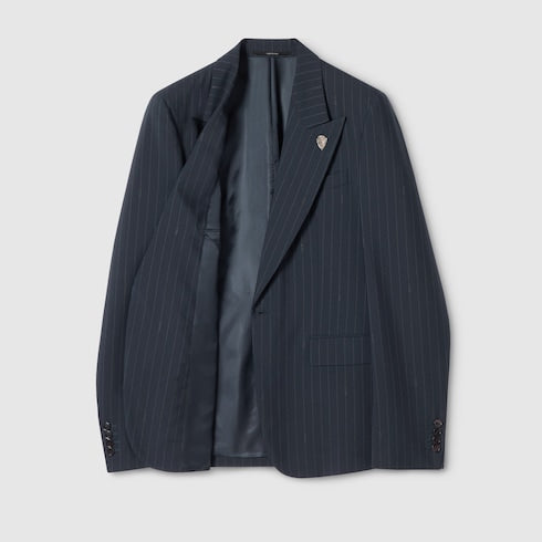Gucci pinstripe wool jacket