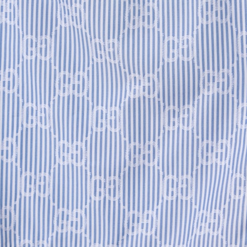 Baby GG striped poplin shorts