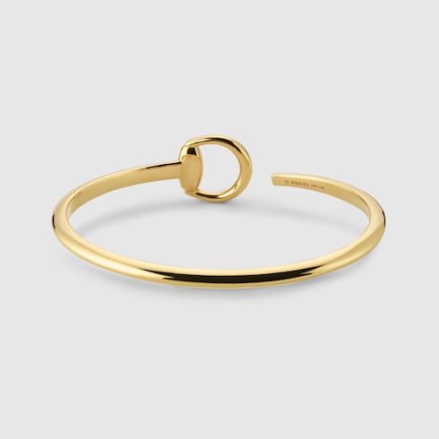 Gucci Horsebit 18k bangle bracelet