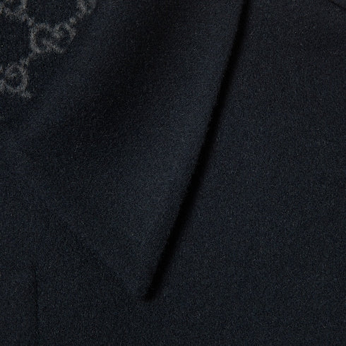 Double wool coat