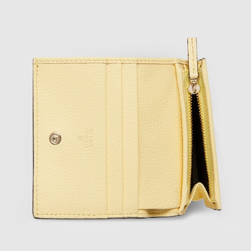 Bi-color GG Marmont small wallet