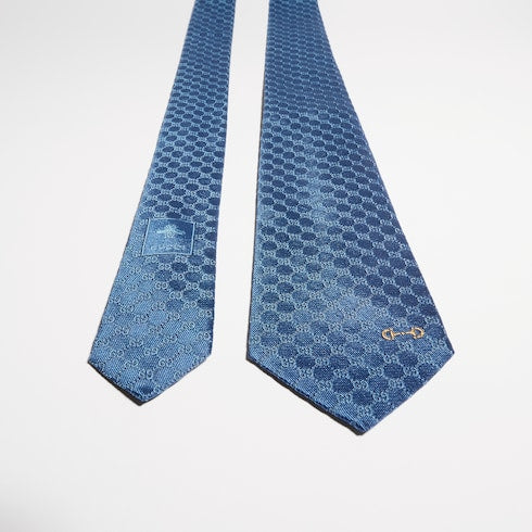 GG silk jacquard tie