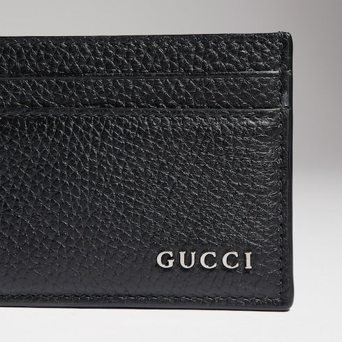 Card case with Gucci logo