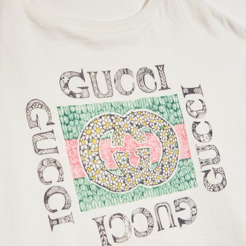 Children's cotton T-shirt with print