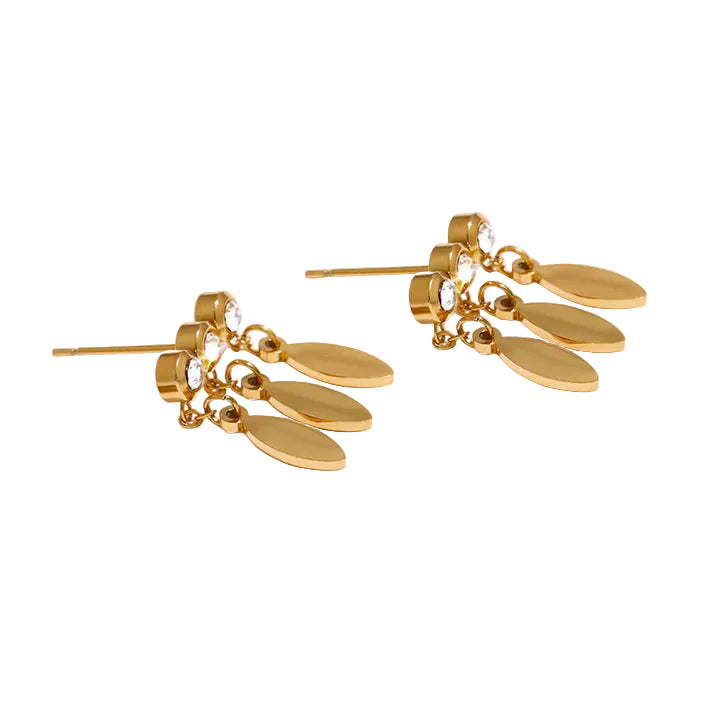 Celovia Crystal Drop Earrings