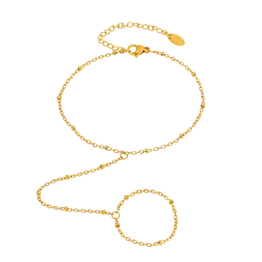 Celovia Beaded Hand Chain