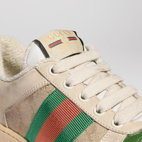 Butter Leather Women's Green Heel Screener Sneaker