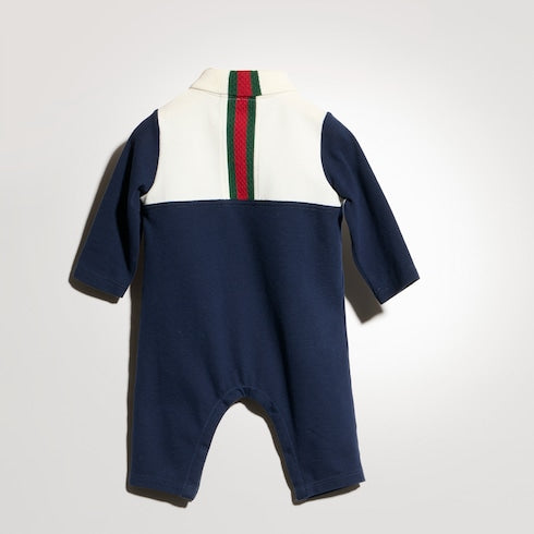 Baby cotton one-piece with Web