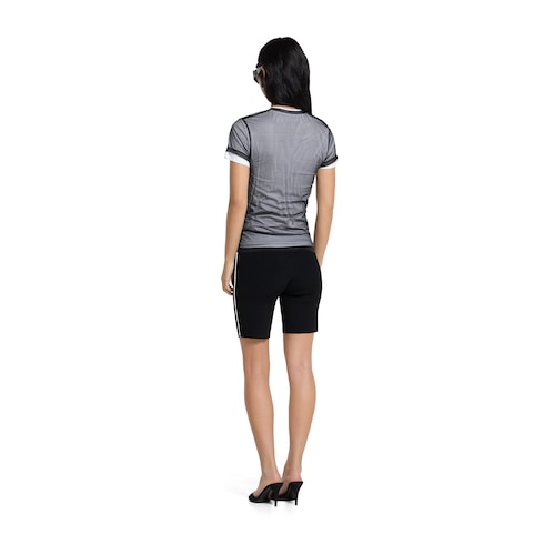 Double layered jersey T-shirt with print