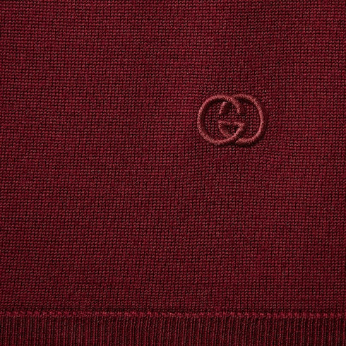Extra fine wool polo top