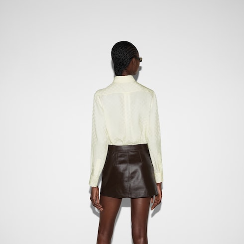 GG crêpe silk shirt