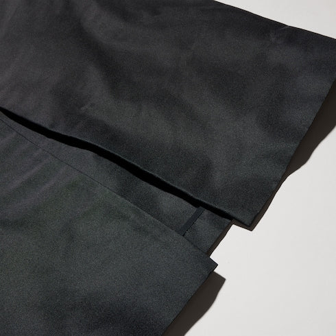 Fine silk faille midi skirt