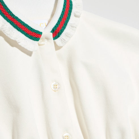Baby jersey dress with Web