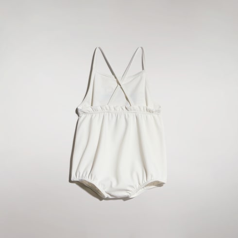 Baby jersey swimsuit with print
