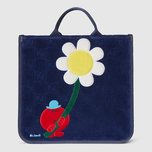 Children's GG tote bag with embroidery