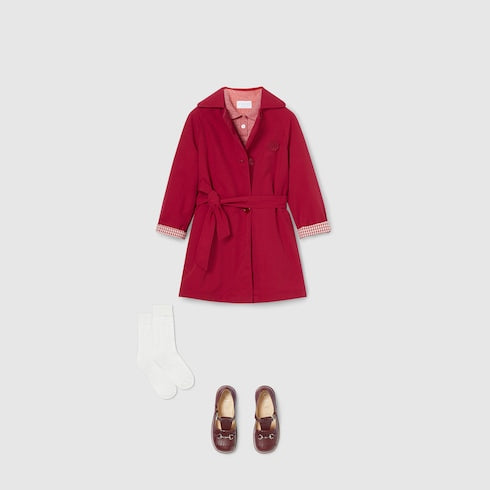 Children's GG cotton polo dress