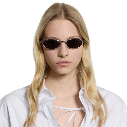 Oval frame sunglasses