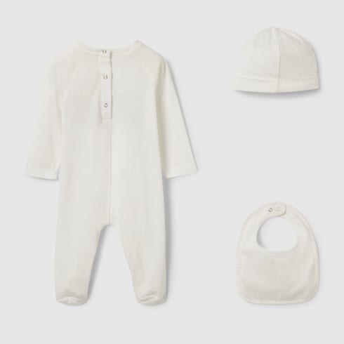 Baby cotton three-piece gift set