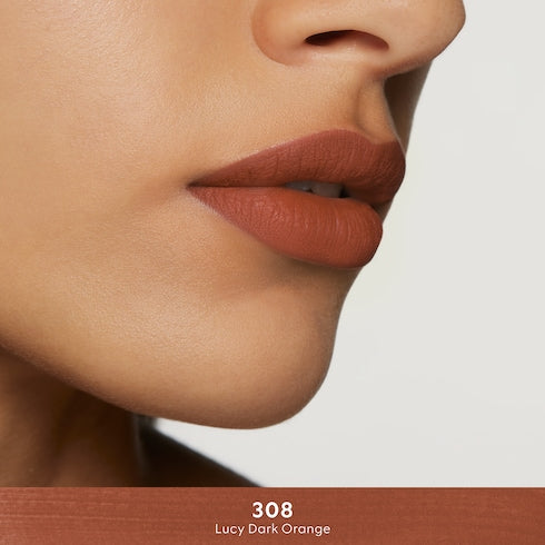 124 Emilie Brown, Rouge à Lèvres Liquide Mat Lipstick