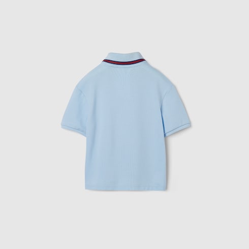 Baby cotton polo shirt with Web