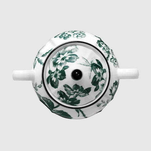 Green Herbarium Sugar Bowl