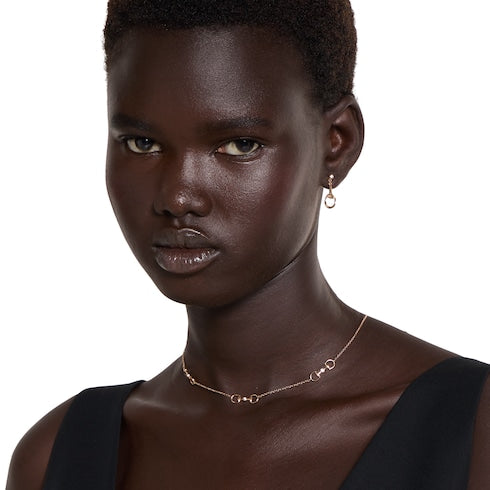 Gucci Horsebit diamond 18k pendant necklace