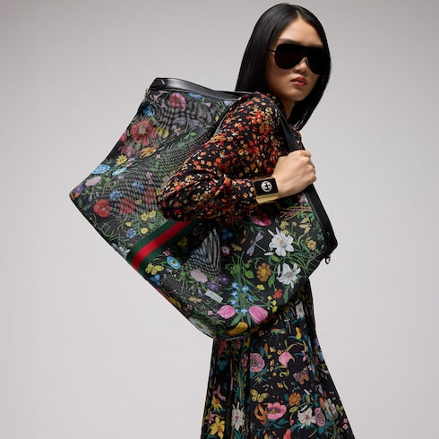 Gucci Giglio Flora large tote bag