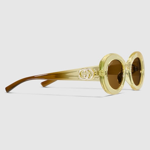 Oval frame sunglasses