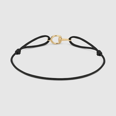 Gucci Horsebit 18k charm bracelet